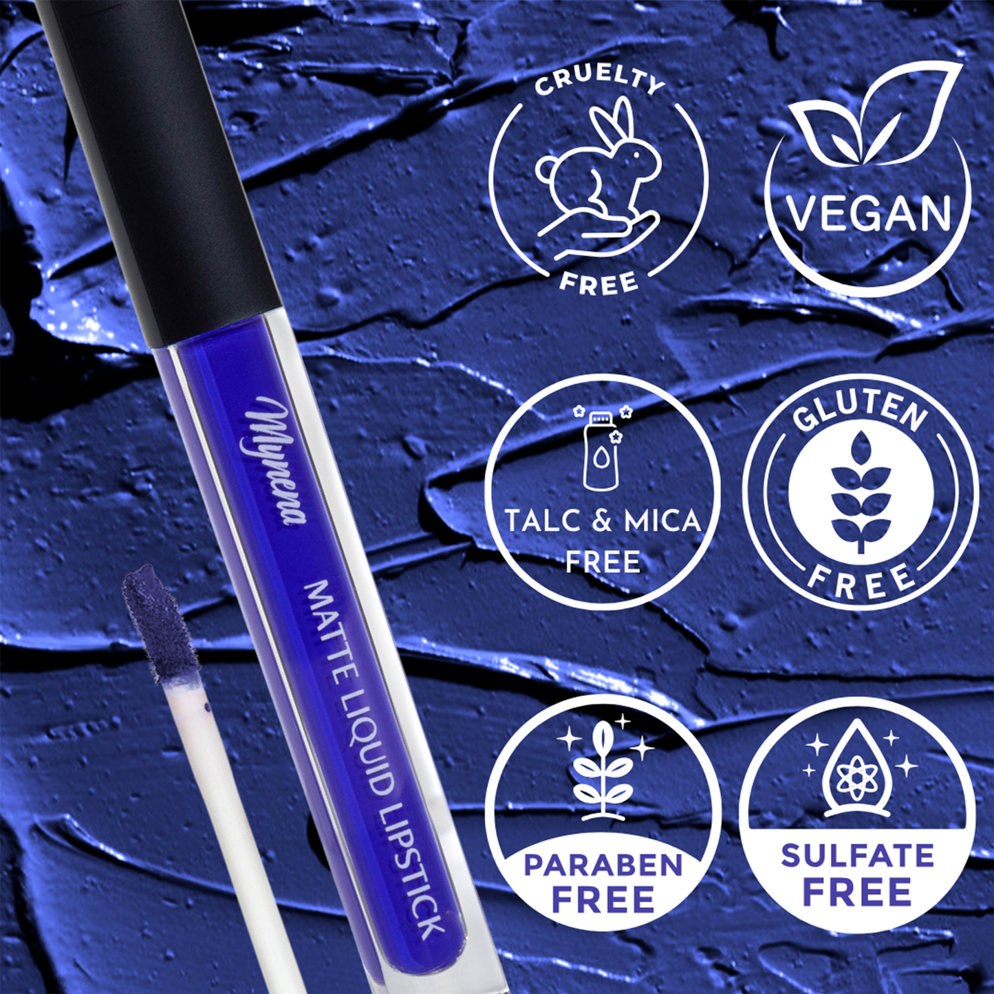 Long-Lasting Matte Liquid Lipstick - Mavi