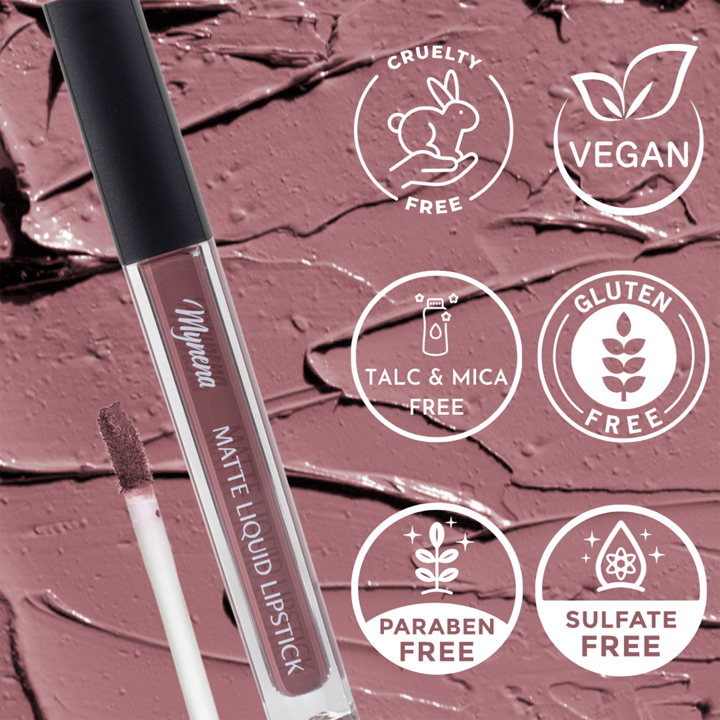 Long-Lasting Matte Liquid Lipstick - Eve