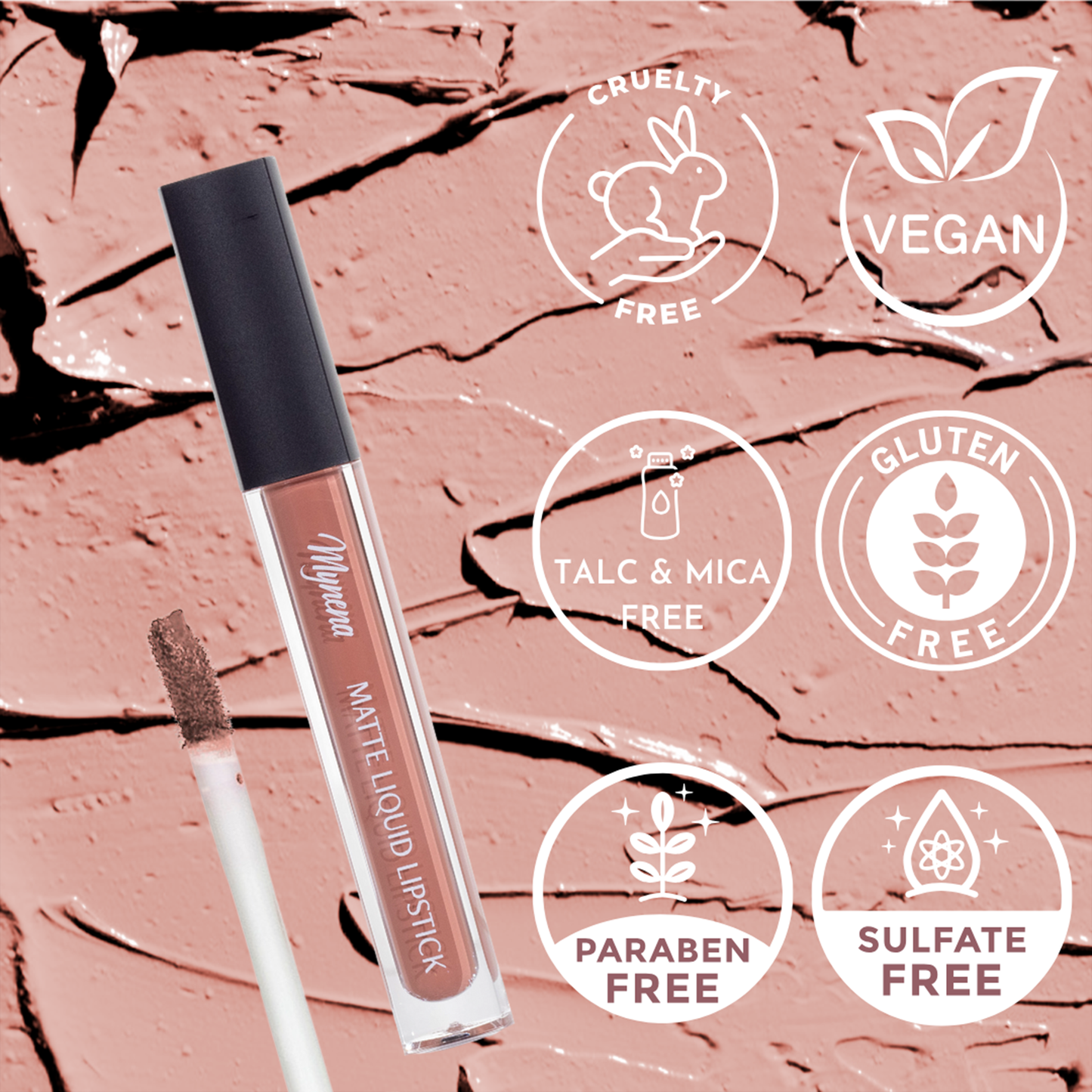 Long-Lasting Matte Liquid Lipstick - Gala