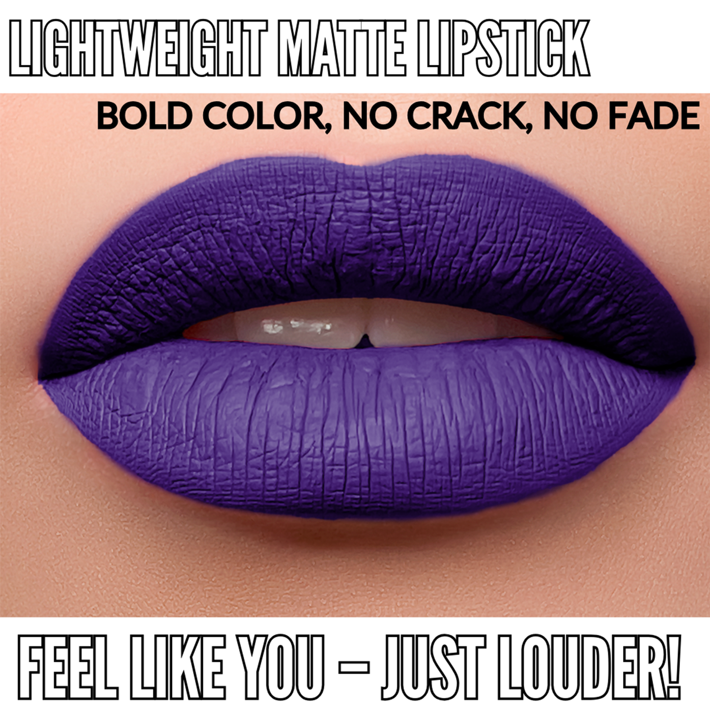 Long-Lasting Matte Liquid Lipstick - Violet