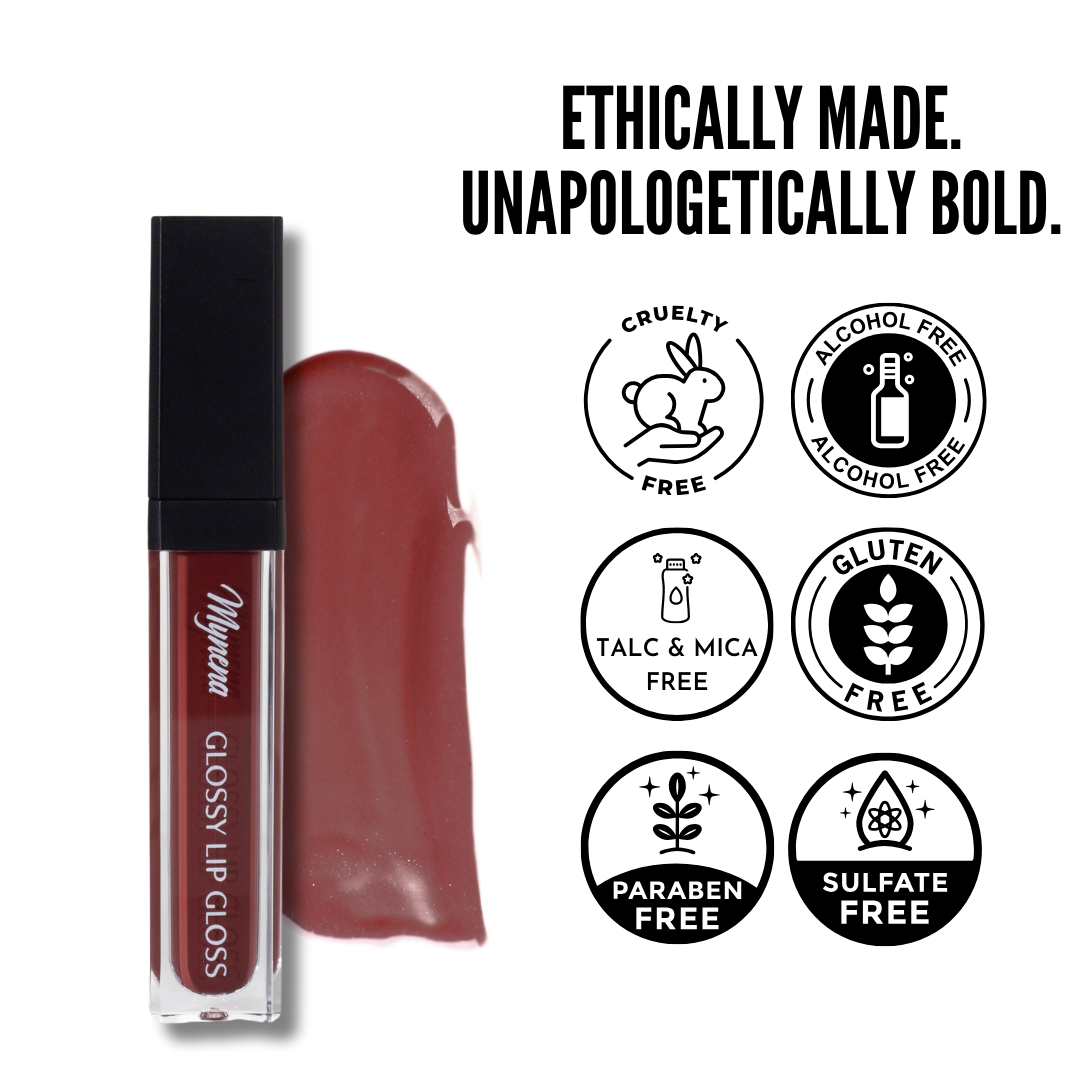 High Shine Non-Sticky Lip Gloss - Cora