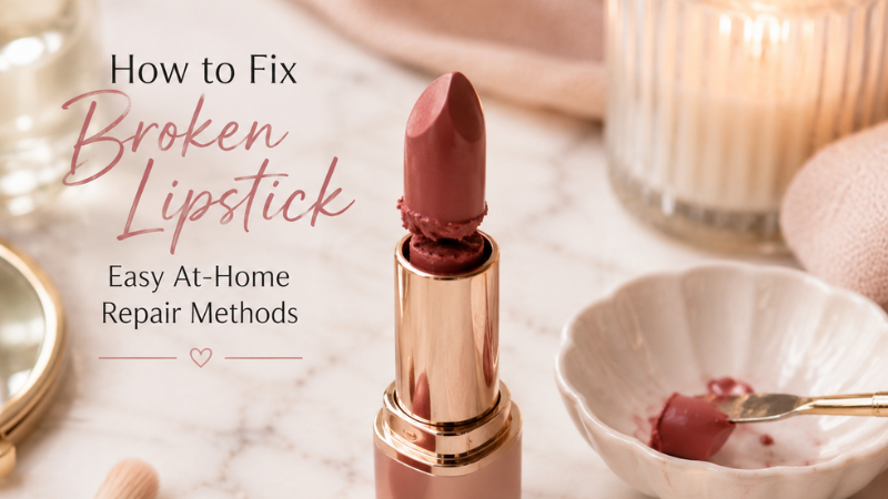 How to Fix Broken Lipstick: Easy At-Home Repair Methods