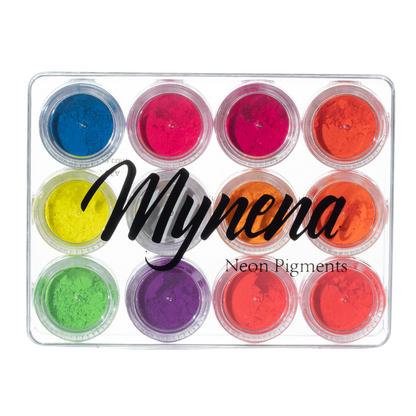 Neon Pigment Powder Kit | 12 Vivid Colors
