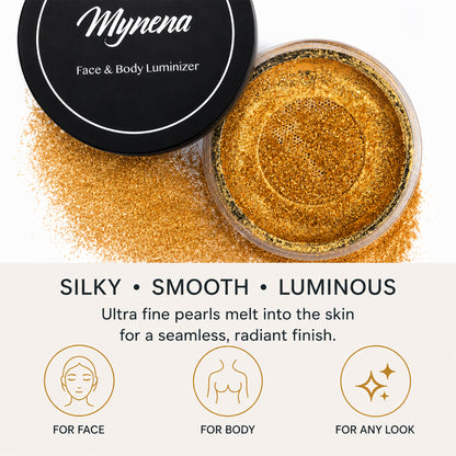 Loose Powder Highlighter – Yellow Gold Glow