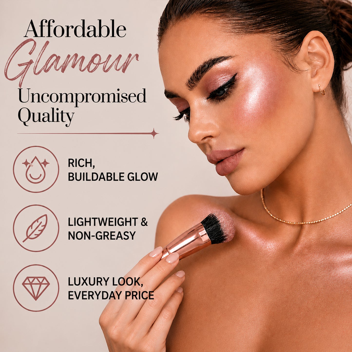 Loose Powder Highlighter – Pink