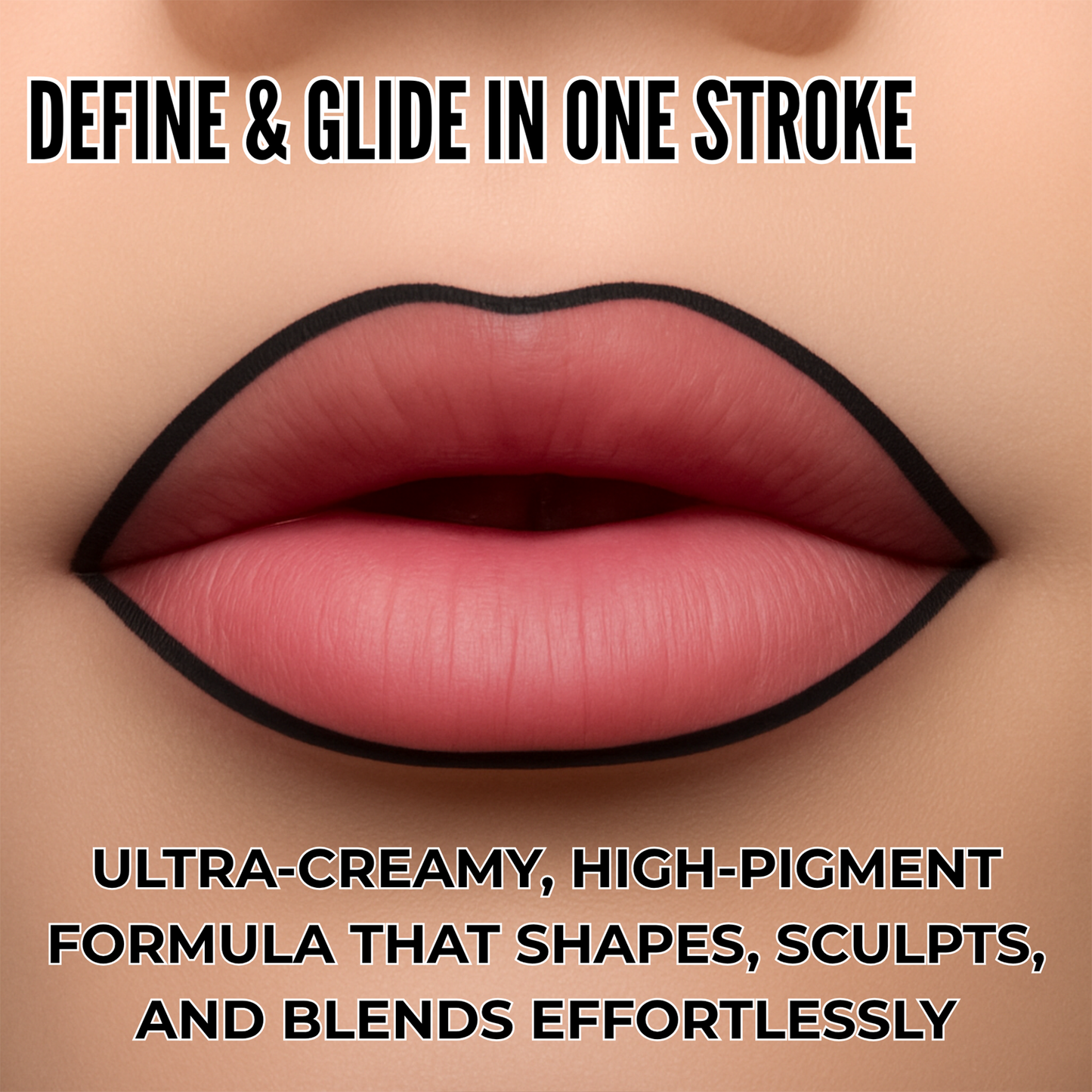 Creamy Lip Liner Pencil - Black