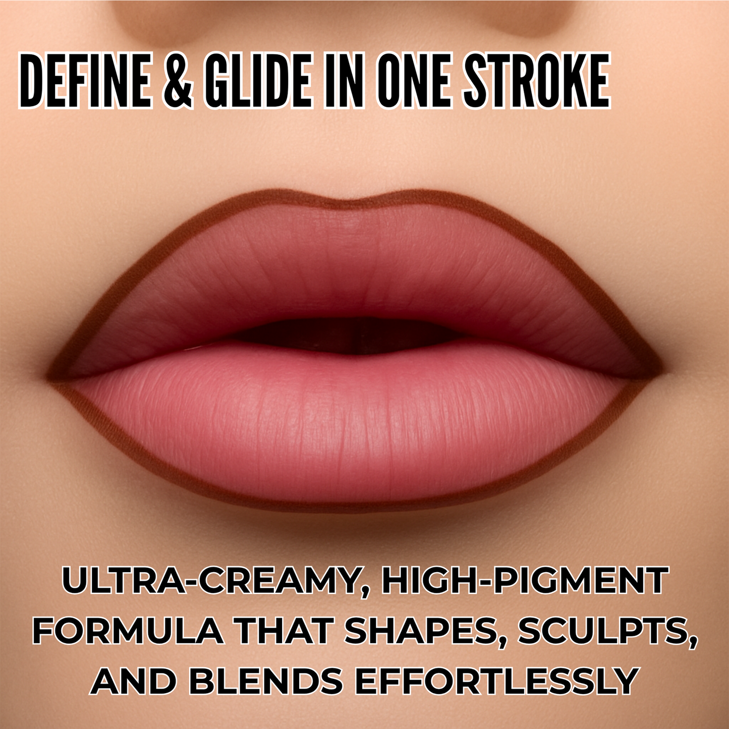 Creamy Lip Liner Pencil - Brown