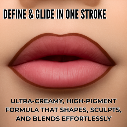 Creamy Lip Liner Pencil - Brown