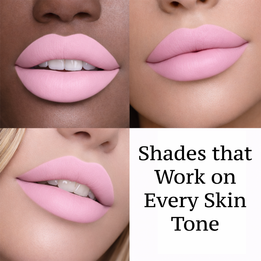 No-Transfer Matte Liquid Lipstick - Soft Pink | Clara