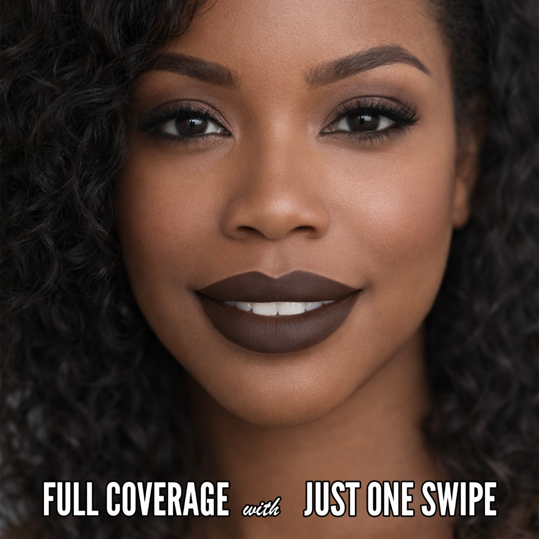 No-Transfer Matte Liquid Lipstick - Warm Brown | Cyndia