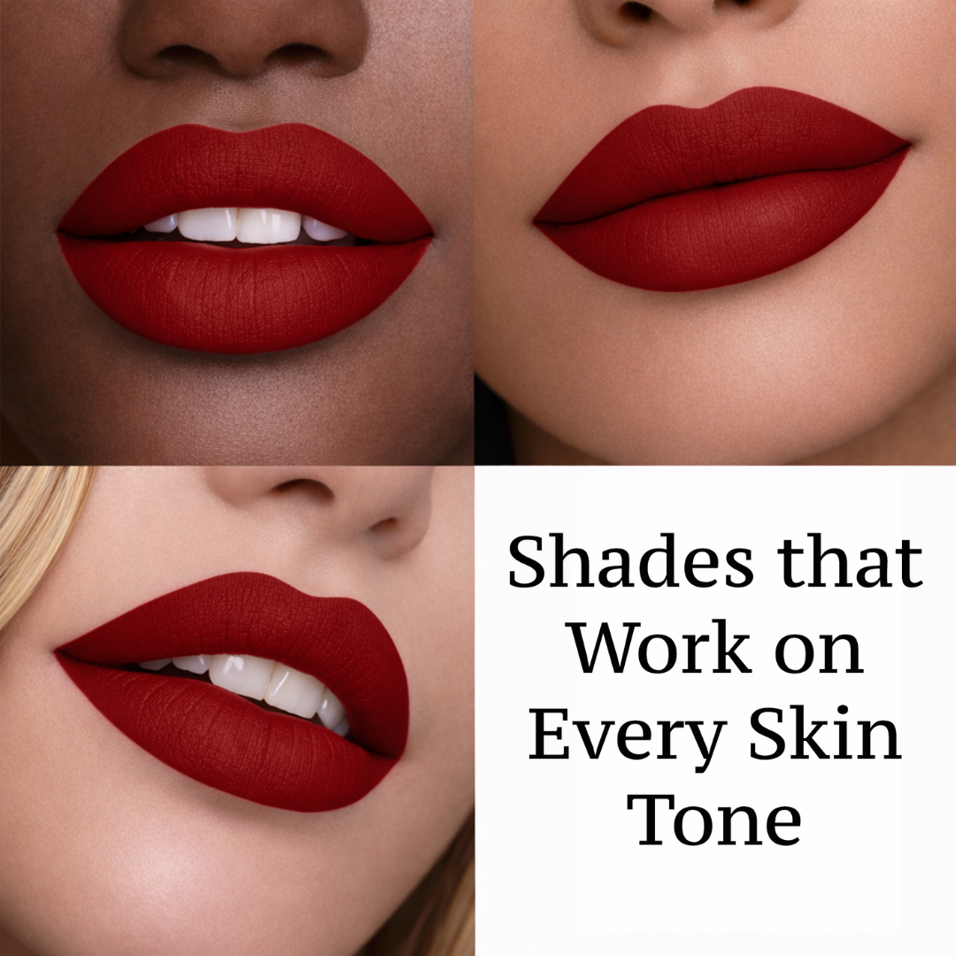 No-Transfer Matte Liquid Lipstick - Cool Red | Elle