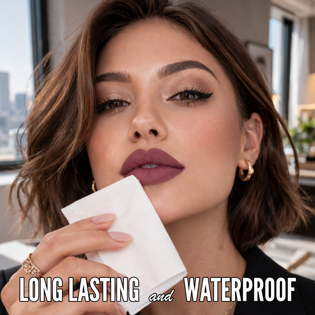 No-Transfer Matte Liquid Lipstick - Mauve | Eve