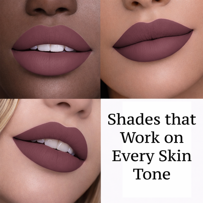 No-Transfer Matte Liquid Lipstick - Mauve | Eve