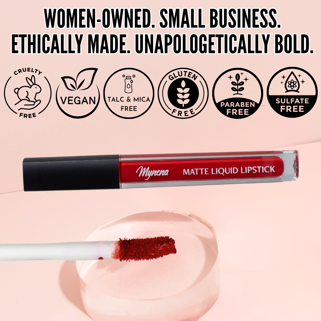 No-Transfer Matte Liquid Lipstick - Warm Red | Glory