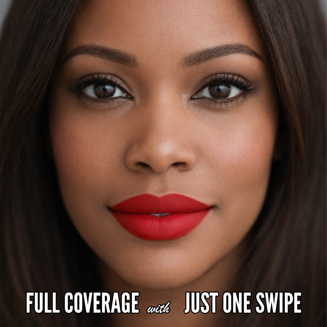 No-Transfer Matte Liquid Lipstick - Warm Red | Glory