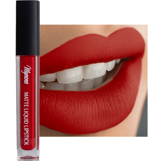 No-Transfer Matte Liquid Lipstick - Warm Red | Glory