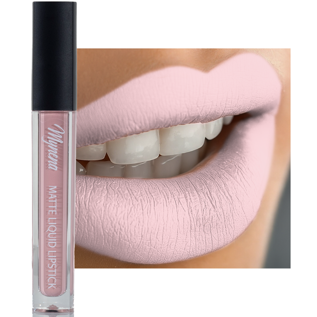 No-Transfer Matte Liquid Lipstick - Soft Blush Pink | Grace