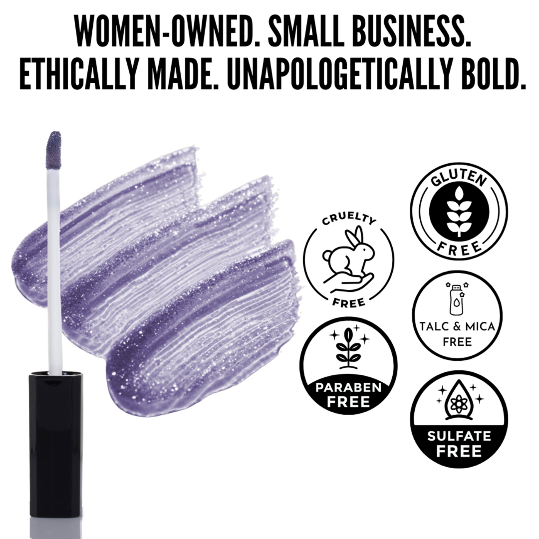 Shimmer Lip Gloss – Multi-Dimensional Glow - Lavender Purple Shimmer | Iriz