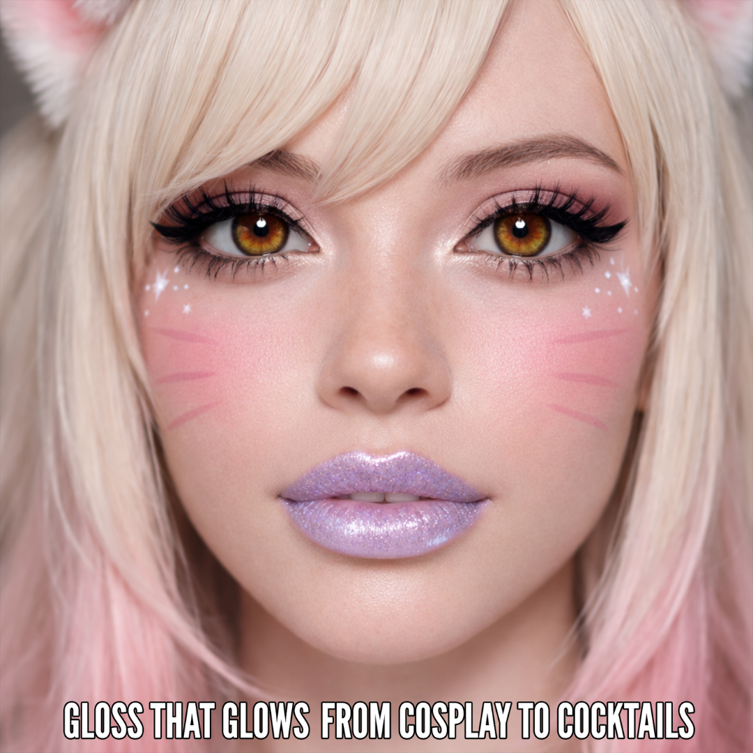 Shimmer Lip Gloss – Multi-Dimensional Glow - Lavender Purple Shimmer | Iriz