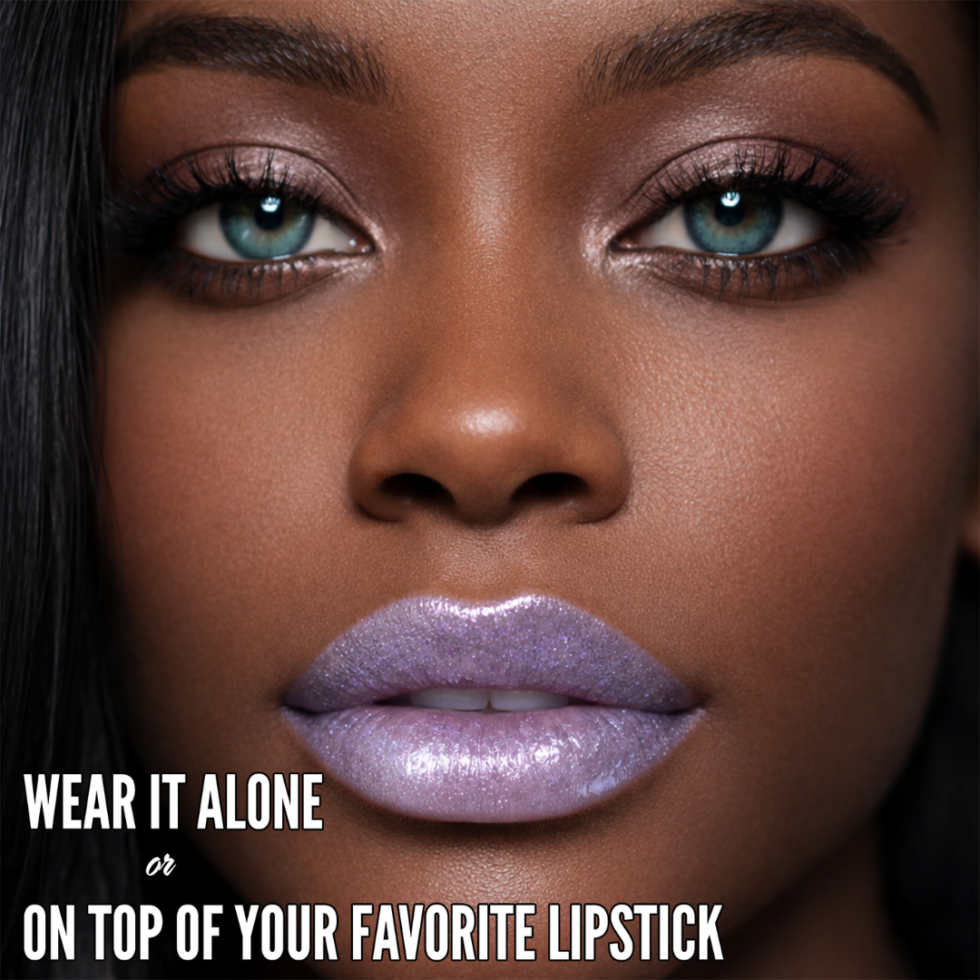 Shimmer Lip Gloss – Multi-Dimensional Glow - Lavender Purple Shimmer | Iriz