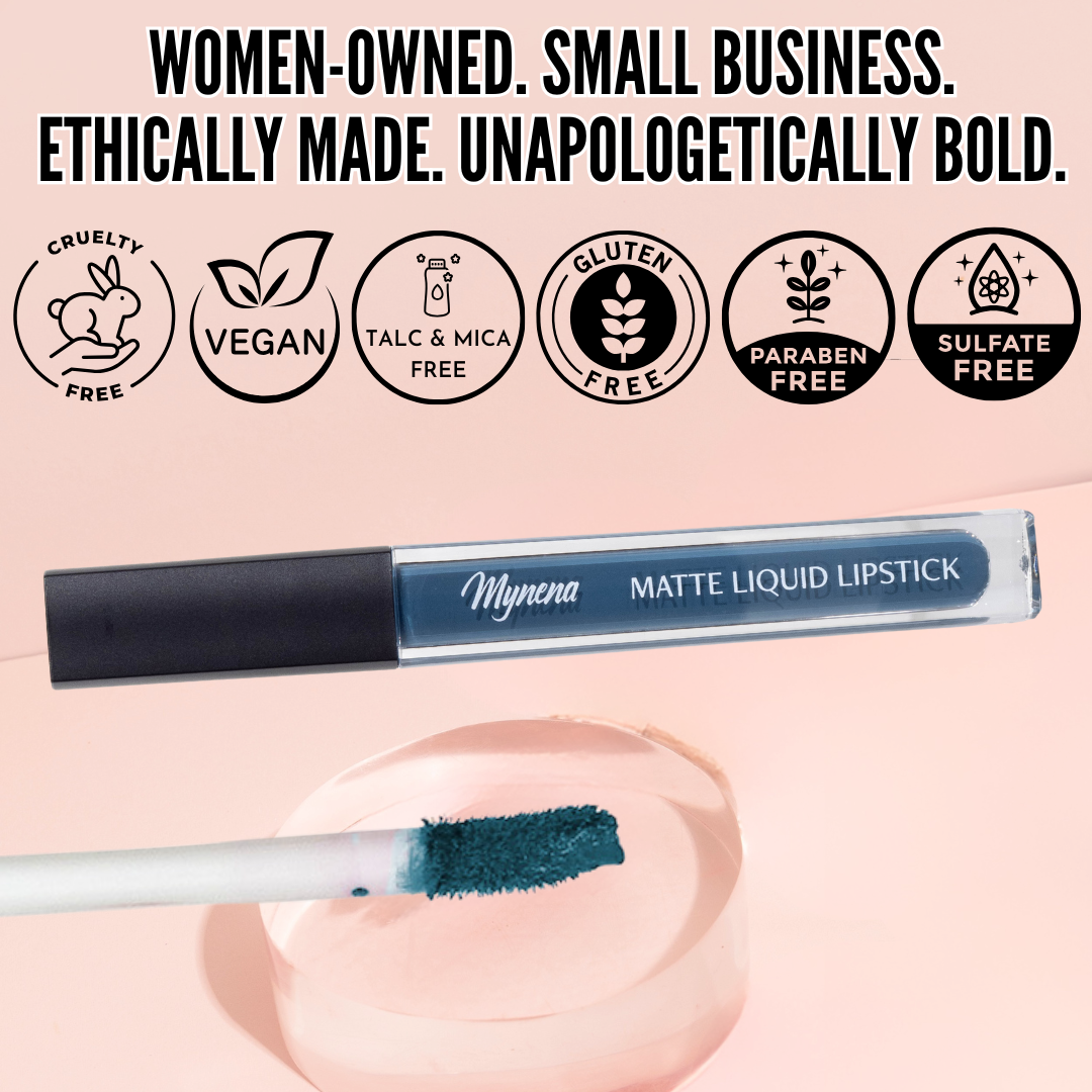 No-Transfer Matte Liquid Lipstick - Muted Teal | Ivy