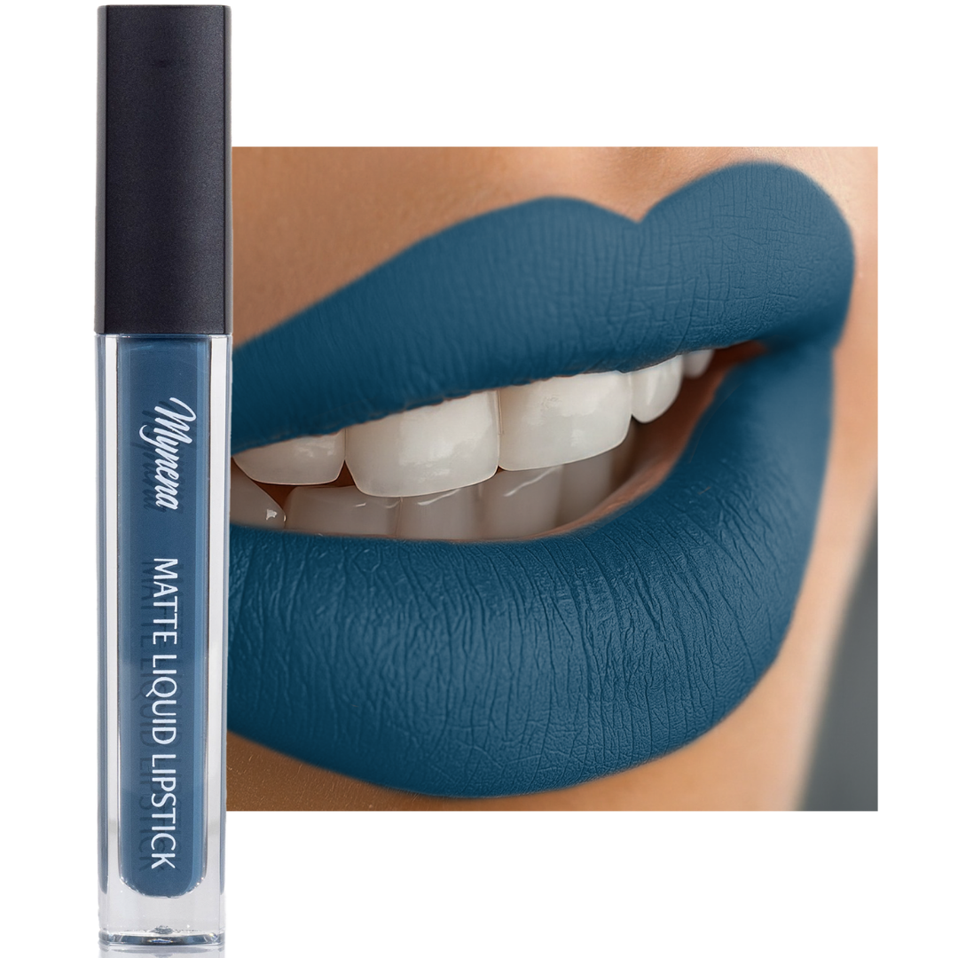 No-Transfer Matte Liquid Lipstick - Muted Teal | Ivy