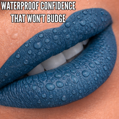 No-Transfer Matte Liquid Lipstick - Muted Teal | Ivy