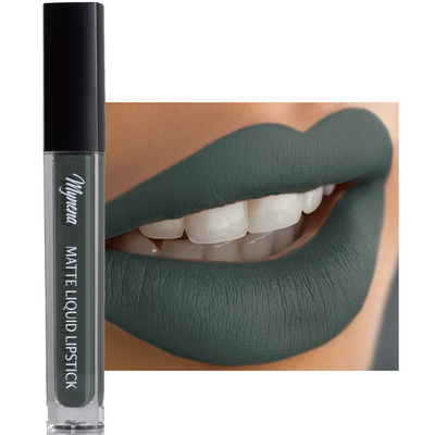 No-Transfer Matte Liquid Lipstick - Muted Sage | Jocelyne