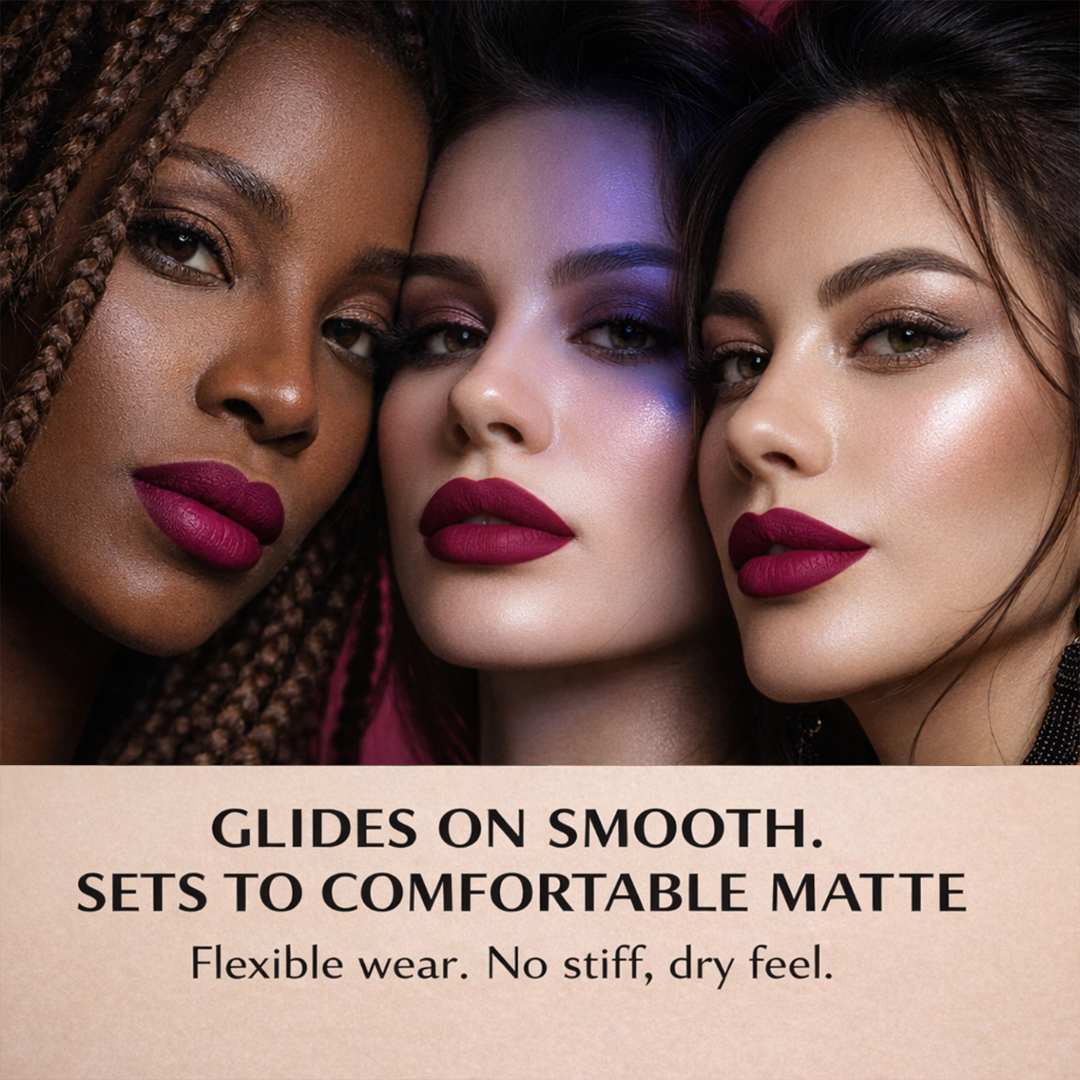No-Transfer Matte Liquid Lipstick - Berry | Lisy