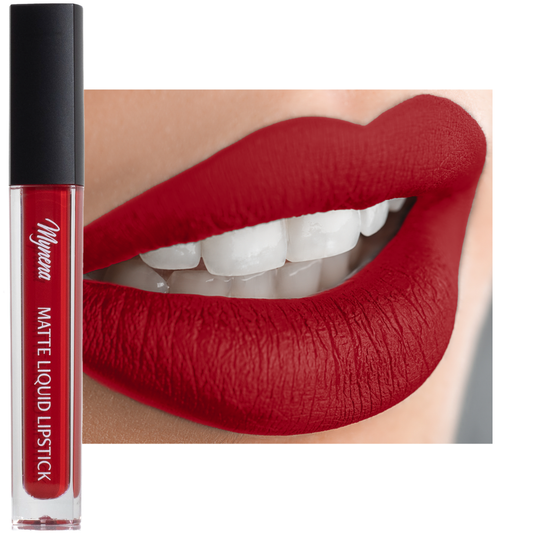 No-Transfer Matte Liquid Lipstick - True Red | Lola