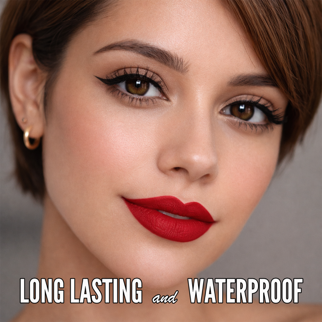 No-Transfer Matte Liquid Lipstick - True Red | Lola
