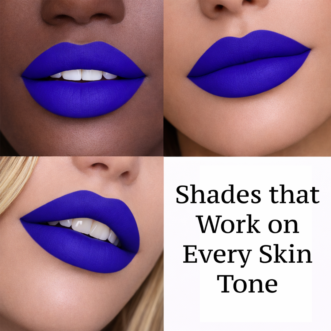 No-Transfer Matte Liquid Lipstick - Electric Blue | Mavi