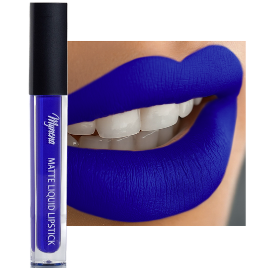 No-Transfer Matte Liquid Lipstick - Electric Blue | Mavi