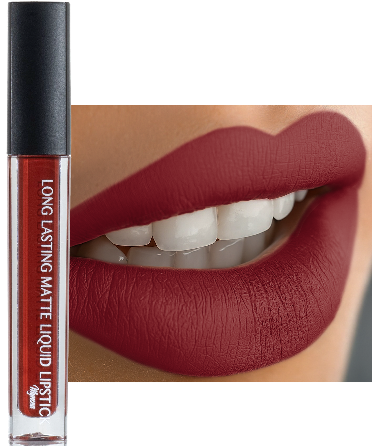 Long-Lasting Matte Liquid Lipstick - Sienna