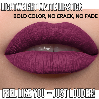 Long-Lasting Matte Liquid Lipstick - Viola