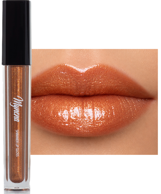 Shimmer Lip Gloss – Multi-Dimensional Glow - Bronze Copper Shimmer | Piper