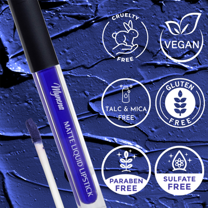 Long-Lasting Matte Liquid Lipstick - Mavi