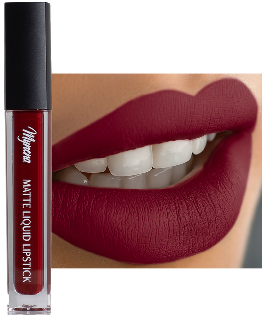 Long-Lasting Matte Liquid Lipstick - Emma