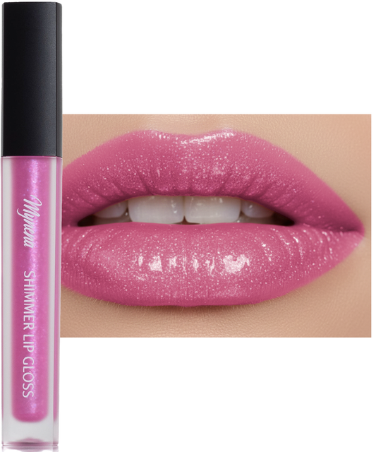 Shimmer Lip Gloss - Rose