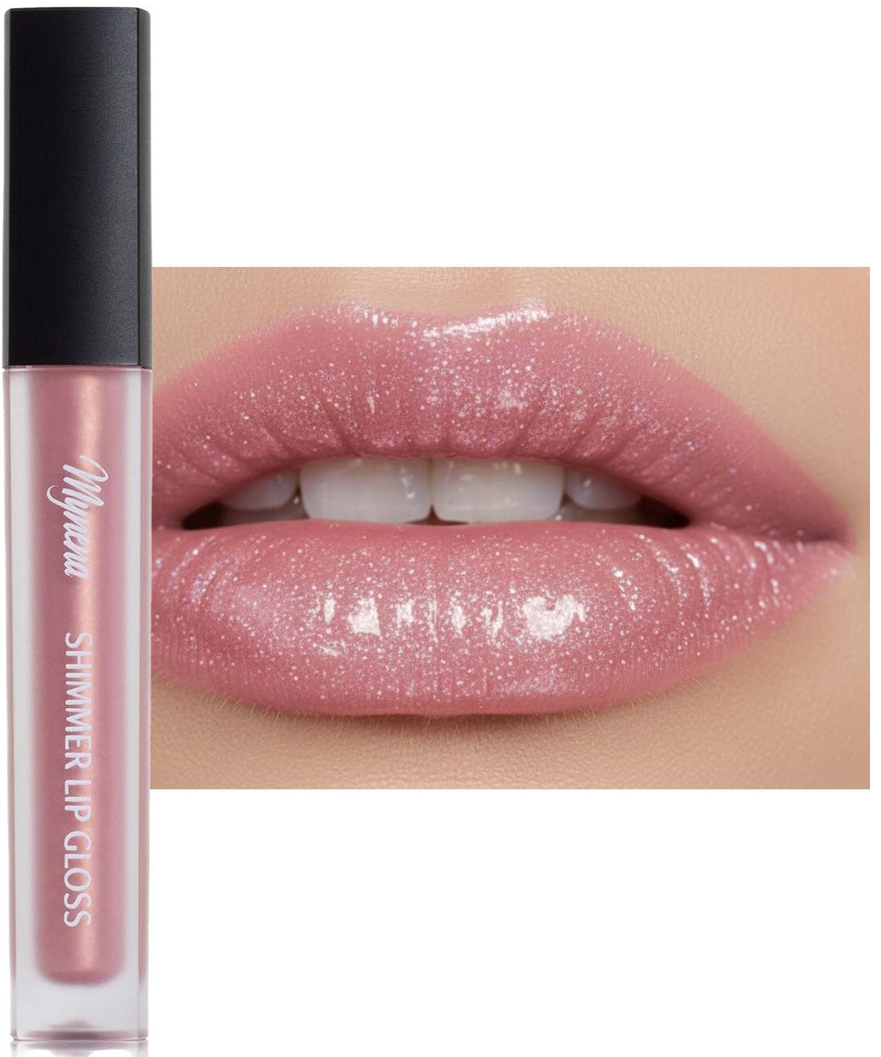 Shimmer Lip Gloss - Pinky