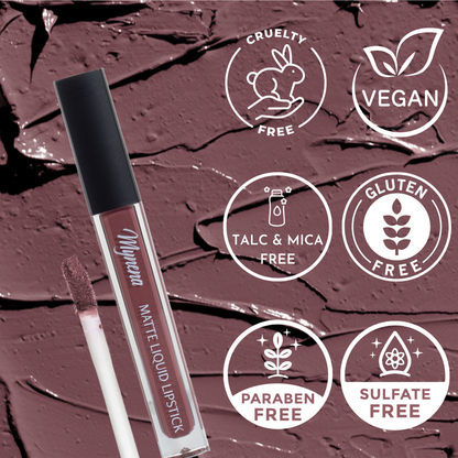 Long-Lasting Matte Liquid Lipstick - Evelyn