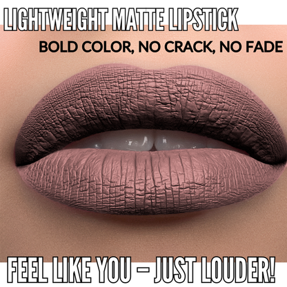 Long-Lasting Matte Liquid Lipstick - Evelyn