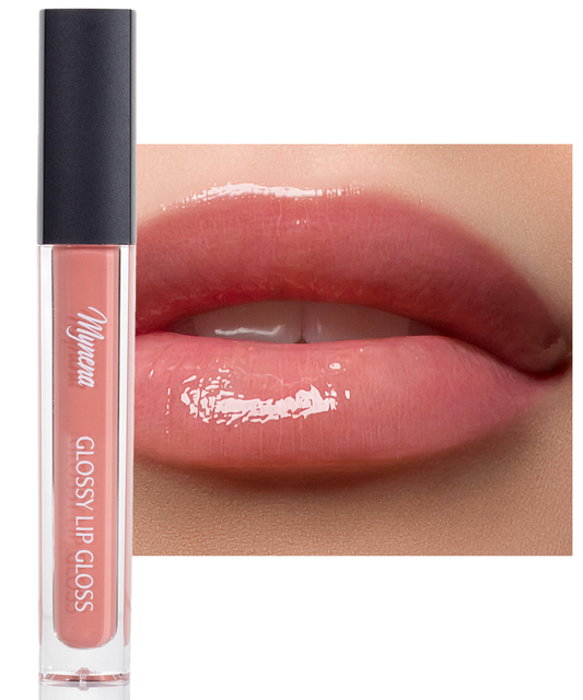 High Shine Non-Sticky Lip Gloss - Peachy