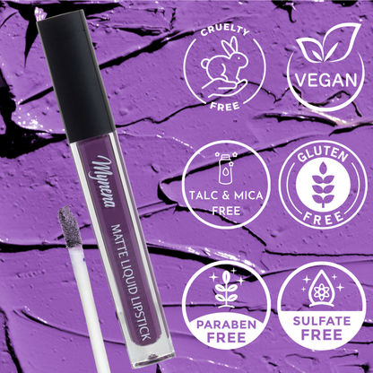 Long-Lasting Matte Liquid Lipstick - Sofia
