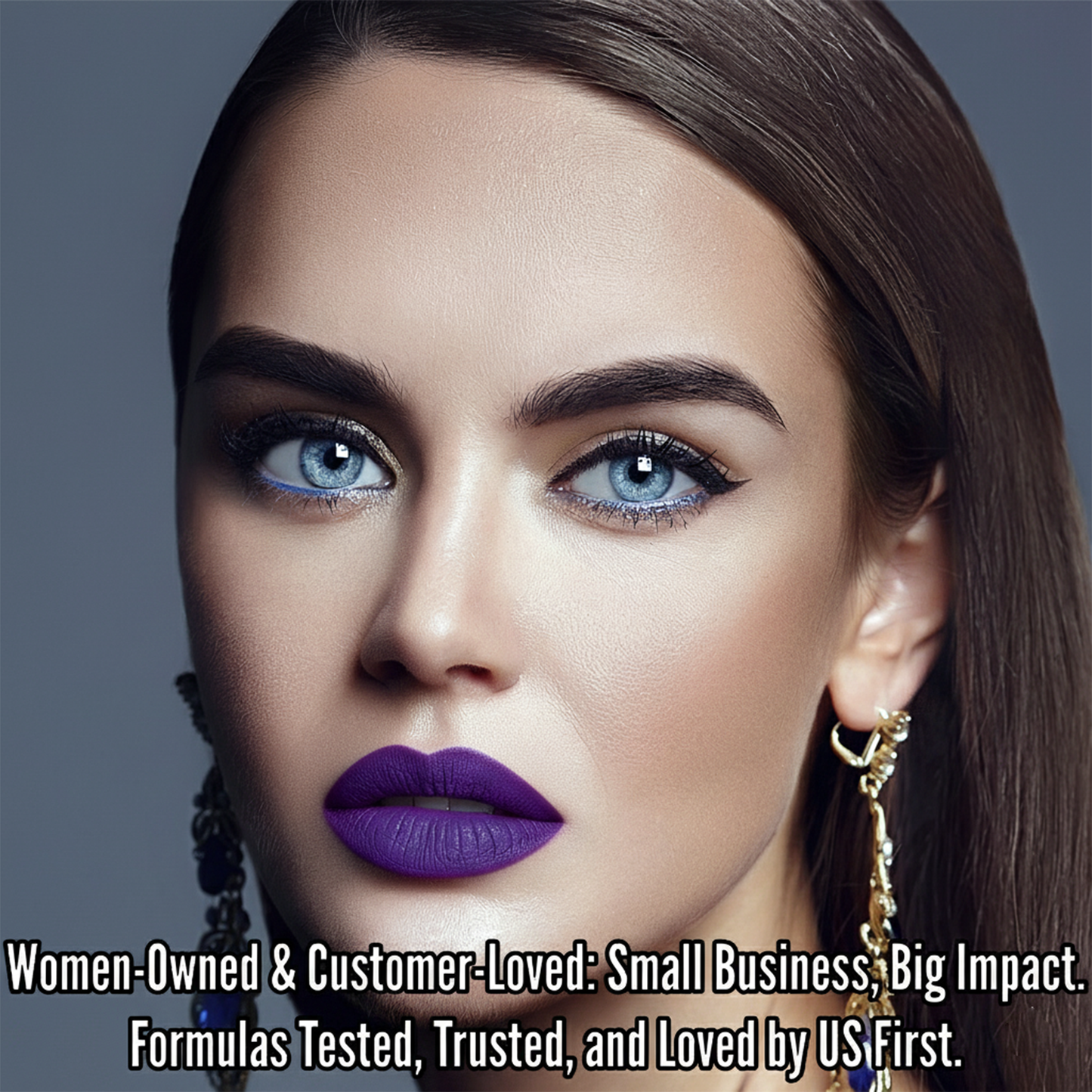 Long-Lasting Matte Liquid Lipstick - Violet