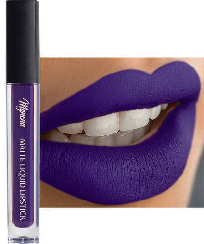Long-Lasting Matte Liquid Lipstick - Violet