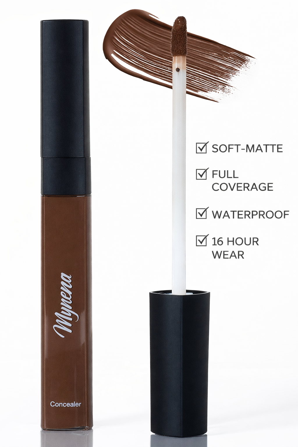 Soft Matte Full Coverage Concealer – Mocha (Deep with Neutral Chocolate Undertones)
