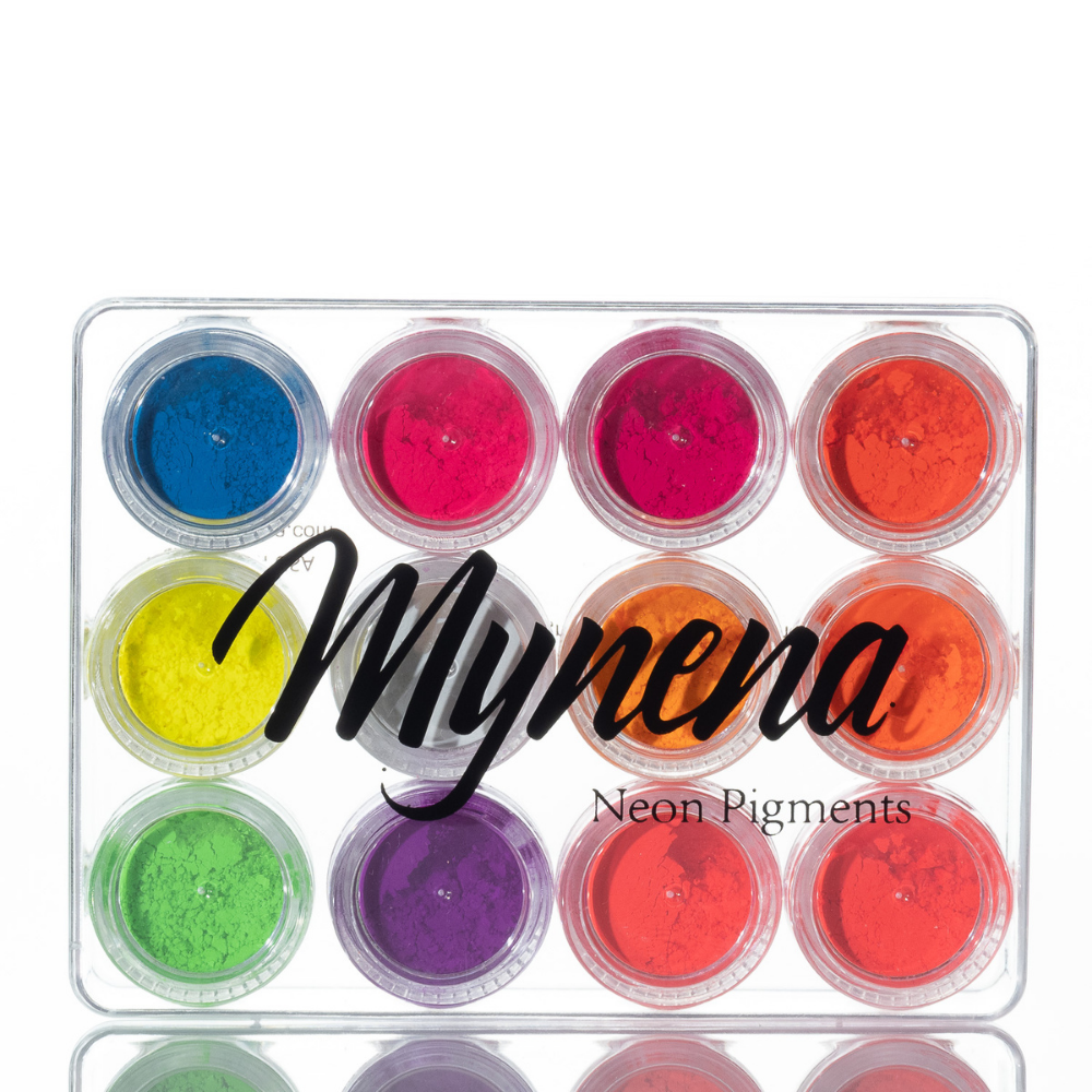 Neon Pigment Powder Kit | 12 Vivid Colors