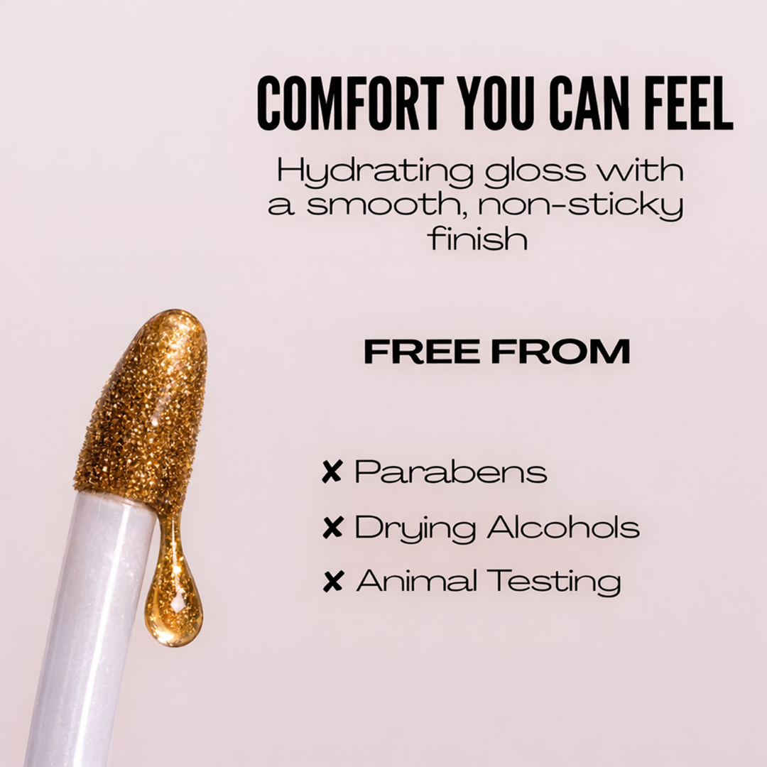 Shimmer Lip Gloss – Multi-Dimensional Glow - Bronze Copper Shimmer | Piper