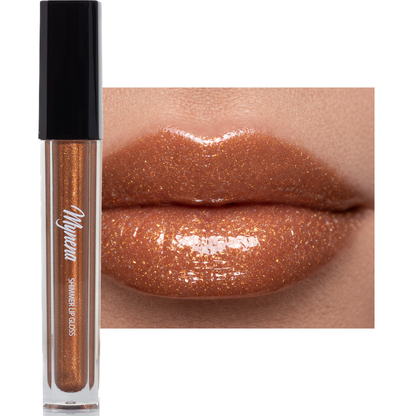 Shimmer Lip Gloss – Multi-Dimensional Glow - Bronze Copper Shimmer | Piper